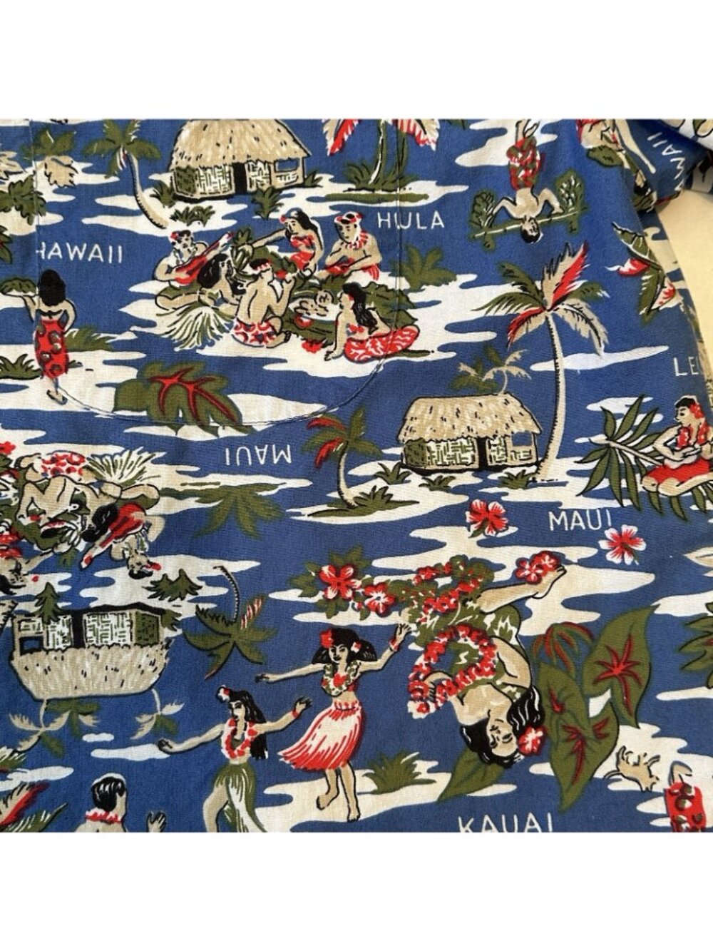 Canoe Clothing Vintage Hawaii Aloha Shirt Kauai Maui Luau Lei Hula Small - Picture 5 of 13
